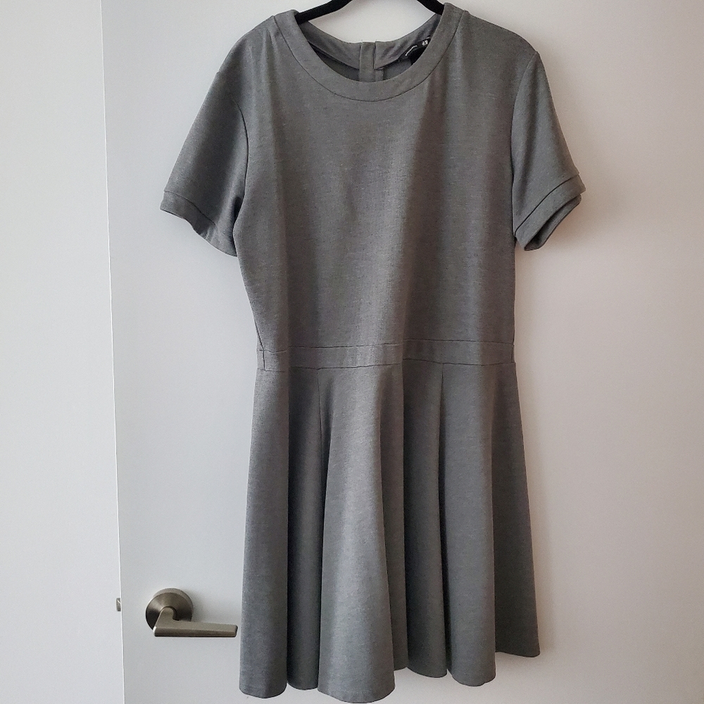 Grey H and M A Line Dress